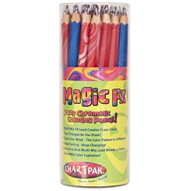 Imagem de Koh-I-Noor Lápis de Coloração Magic FX, Pacote com 30, America Mix Azul e Vermelho (FA3405AM.30)