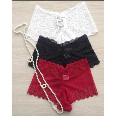 Imagem de Calcinha caleçon - Labevic lingerie, Preto, P