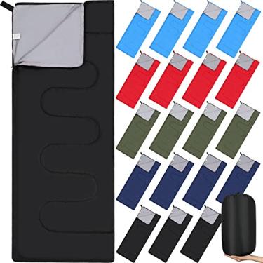 Imagem de Mixweer 20 sacos de dormir para acampamento, 4 estações, frio, quente, impermeável, leve, compacto, com saco de compressão para mochilão, acampamento, caminhadas, viagens ao ar livre