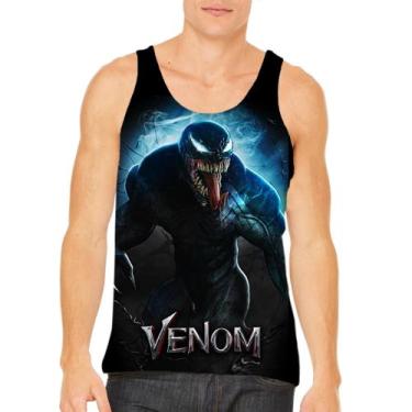 Imagem de Camisa Regata Verão Adulto Infantil Venom Homem Aranha Multiverso - PR