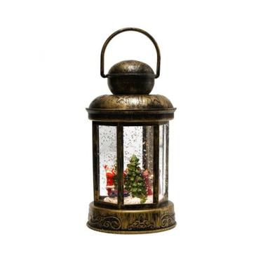 Imagem de Luminária Lamparina Natalino Papai Noel 19cm - Taimes