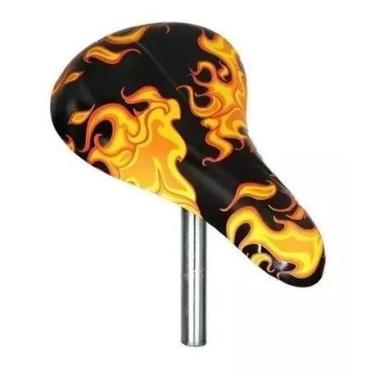 Imagem de Selim Mirim Banco Para Bicicleta Infantil Aro 12 16 20 Kalf, Fogo