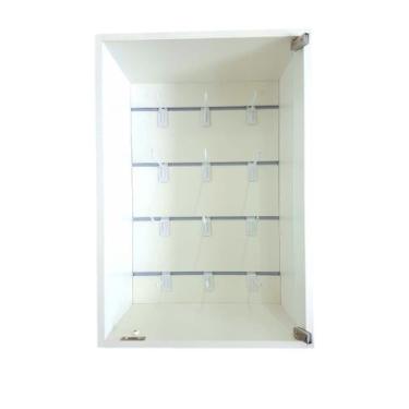 Imagem de Painel Canaletado Vitrine Expositora Para Lojas Porta Vidro - Sr fábri