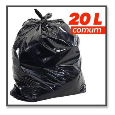 Imagem de Saco Lixo 20 Litros Comum 100 Unidades  - HIGIPACK