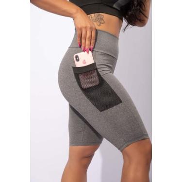 Imagem de Bermuda Fitness Ciclista Academia Feminina Com Bolso F7 NEW STYLE, Cin