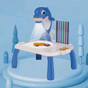 Imagem de Mesa Magica Brinquedo Projetor Desenho Pintar Infantil . - toy king