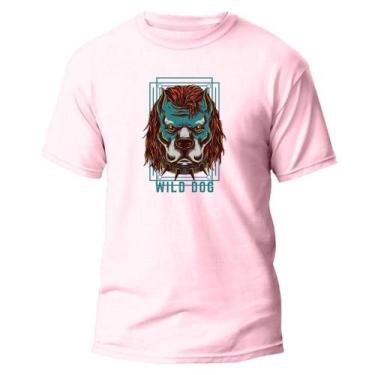 Imagem de Camiseta Algodão Premium Estampa Digital Cão Bravo Cuidado - NoBrand, 