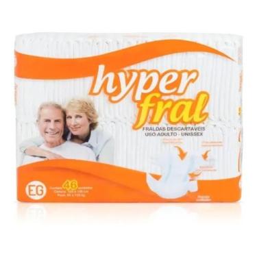 Imagem de Fralda Geriátrica HyperFral XG com 46 Unidades - Hyper Fral