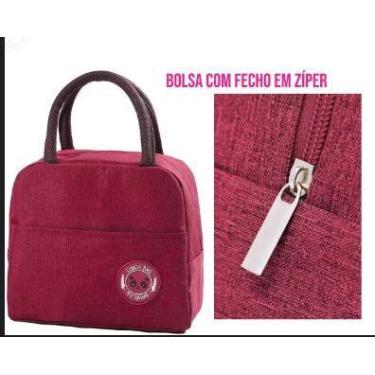 Imagem de Bolsa Térmica Lancheira Lunch Bag para Marmita Viagem Adulto Infantil.