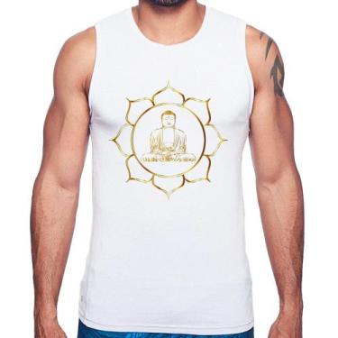 Imagem de Regata Buda - Foca na Moda, Branco, GG