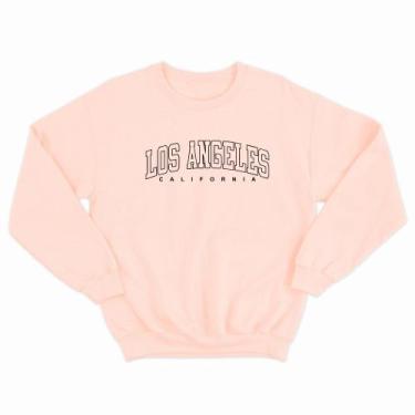 Imagem de Moletom Unissex Blusa de Algodão - Los Angeles Califórnia  - Street Vo