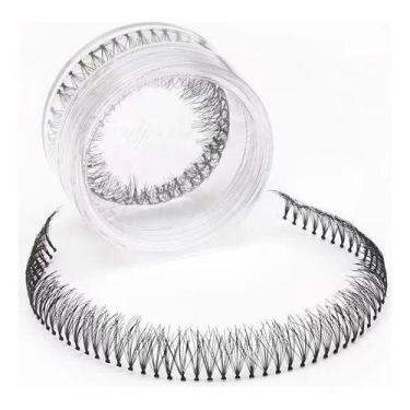 Imagem de Kit 12 Potes Tufos De Cílios Tufinho Para Alongamento - oem