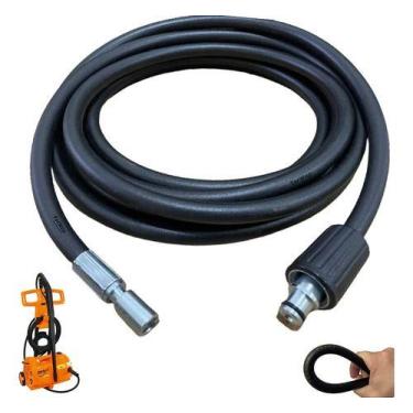 Imagem de Mangueira Lava Jato Malha Aço Jacto J6200 J6500 J6800 - 12mt