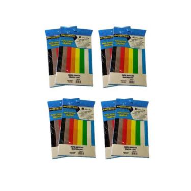 Imagem de Papel Especial Criativo Masterprint A4 Coloridos 75g 360 Folhas