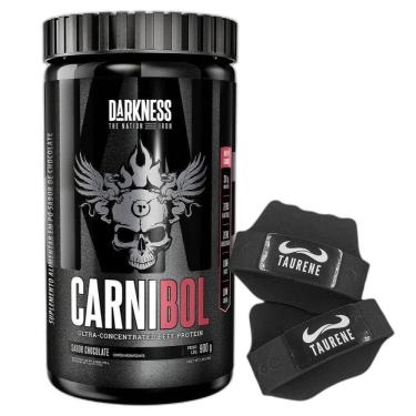 Imagem de Carnibol Isolado Hidro 900G Chocolate Luva Taurene Darkness