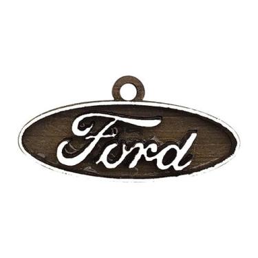 Imagem de Pacote 20 Chaveiro 3d Marca Ford 4cm Mdf Madeira Decorada - ATACADÃO D