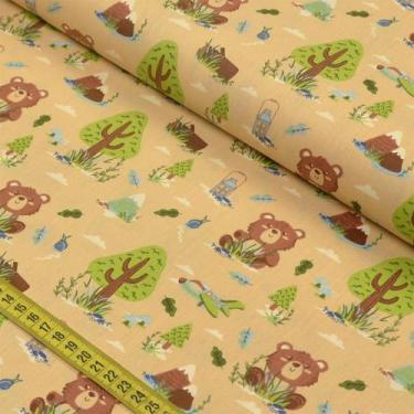Imagem de Tecido Estampado para Patchwork - Infanto: Ursinho Cor 01 (0,50x1,40) 