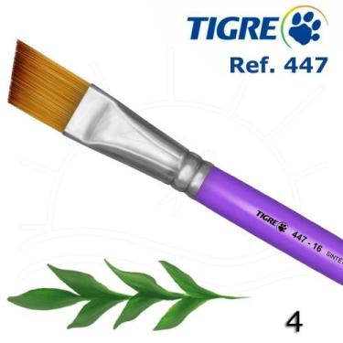 Imagem de Pincel Tigre 447 - Chanfrado Sintético Mesclado, 04