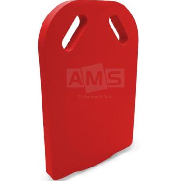 Imagem de Kit 4 Prancha de natação 40x27cm 30mm - Ams Eva, Vermelho