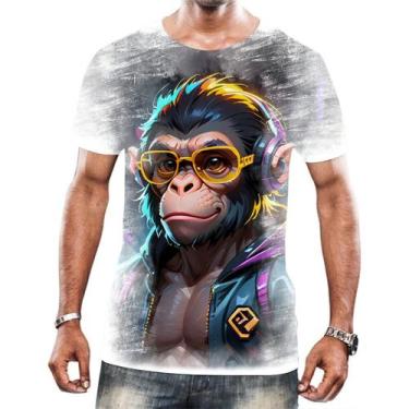 Imagem de Camisa Camiseta Tshirt Animais Cyberpunk Macacos Gorilas 2 - Enjoy Sho