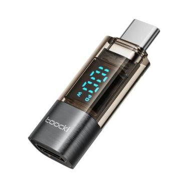 Imagem de Toocki-USB C para Tipo C Adaptador, Display Digital, OTG Conector para