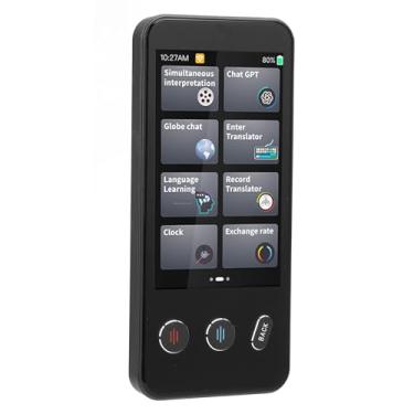 Imagem de Dispositivo Tradutor de Idiomas, 142 Idiomas e Destaques Tradutor Portátil Em Tempo Real para Tradução de Fotos de Texto de Voz, Tradutor Off-line On-line AI Com Tela Sensível Ao