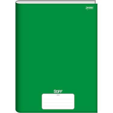 Imagem de Caderno Brochura Universitário Capa Dura 80Fls 05/Pt Stiff Slim Verde Fsc