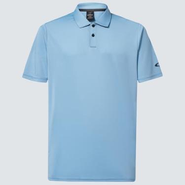 Imagem de Oakley Camisa polo feminina Divisional Ultraviolet II, Lavagem em pedra azul, XGG