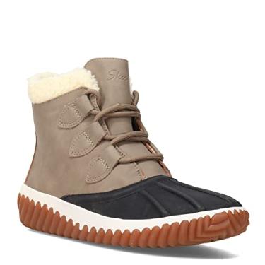 Imagem de Skechers Modern Comfort Women's Bota de chuva de pato, feminina, preto/cinza, 35
