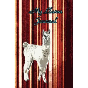 Imagem de My Llama Journal: 150 páginas 150 páginas com capa de chama