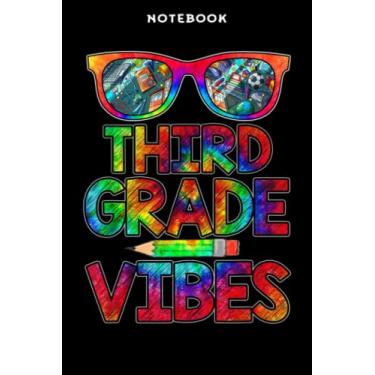 Imagem de Notebook 3rd Grādē Vibēs Bāck Tō Schōōl Qūōtē First Dāÿ Tēāchērs Bōÿs Mēmē: 6x9 inch, over 100 pages/Lined Journal,Homeschool,Book,Financial,Event,A Blank