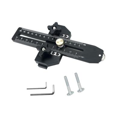 Imagem de IEUDNS Serra de mesa fina, guia de gabarito para repetir cortes de tira estreita, fácil de usar, equipamento profissional de carpintaria, max 140mm, metal