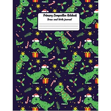 Imagem de Primary Composition Notebook Dinosaur: my dinosaur primary composition notebook. Composition notebook with picture space, Grades K-2 School Exercise Book | 110 Story Pages