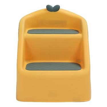 Imagem de Banqueta Dobrável para Treinamento de Penico, Banco para Crianças Com Trava de Segurança, Design Dobrável, 3 Modos de Banco para Independência (YELLOW)