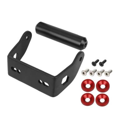 Imagem de menolana Kit de alça universal para scooter e scooter, peças sobressalentes, aderência confortável, fácil instalação, substituição do guiador para modificação, Preto com Vermelho