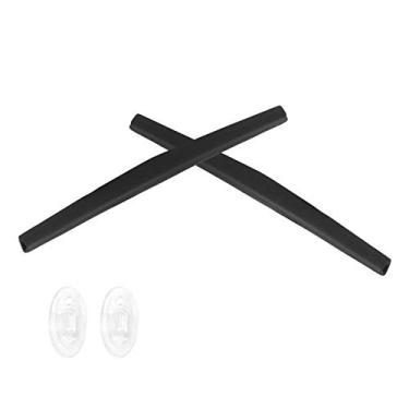 Imagem de SmartVLT Kits de meias de orelha e nariz de reposição pretas para Oakley Whisker