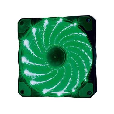 Imagem de Cooler Fan 15 Leds Verde F20 Oex