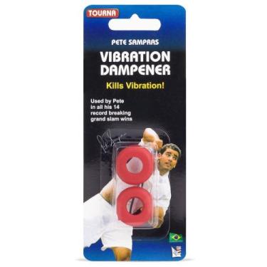 Imagem de Antivibrador Tourna Pete Sampras Vibration Dampener - 2x, Vermelho