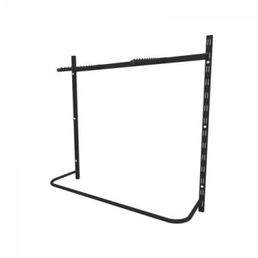 Imagem de Arara de roupas para loja quarto closet 6 peças regulável 100x100 cm c