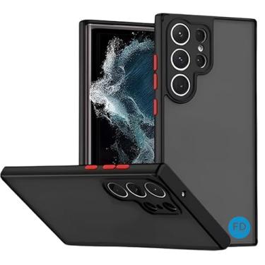 Imagem de Capa Capinha Case Premium Anti Impacto Fosca Preta Translúcida com Proteção de Câmera para Samsung Galaxy S25, S25 Plus ou S25 Ultra (S25 Ultra)