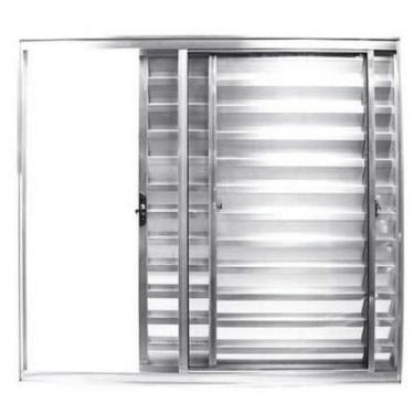 Imagem de Veneziana 3 Folhas 1.00x1.00 Brilhante Linha 18 Modular - RV PORTAS E 