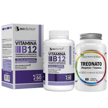 Imagem de Magnésio Treonato 60 Caps Flora Nativa + Vitamina B12 Metilcobalamina 