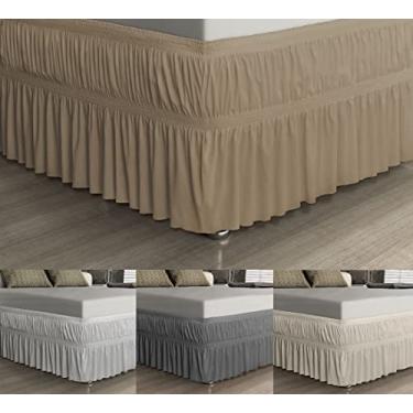 Imagem de Saia P/Cama Box - Malha - Queen Size - Branco - Adomes
