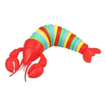 Imagem de Brinquedo Lagosta Divertida Flexível - Toyng, Vermelha color