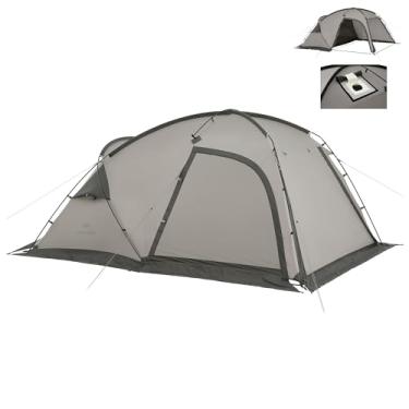 Imagem de Naturehike Tenda quente maciça com macaco de fogão, barraca impermeável à prova de vento para 4 estações, barraca de inverno para 2/4 pessoas para clima frio para acampamento