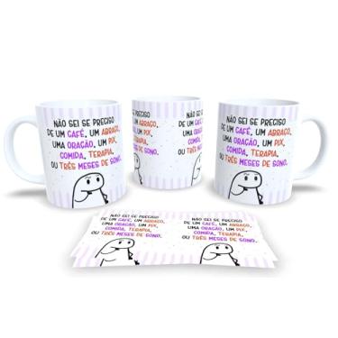 Imagem de Caneca de Porcelana Personalizada Frases Engraçadas, Divertidas e Deboche Pack16 (Não sei se preciso)