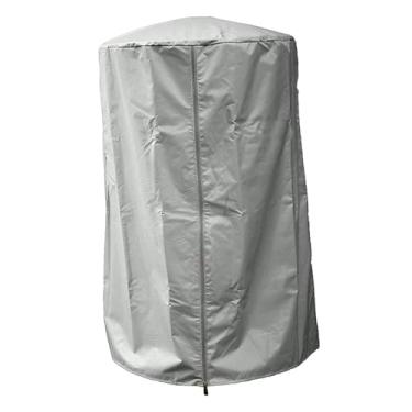 Imagem de Bothyi Capa aquecedora para piscina, cobertura para bomba de calor, inverno, durável, gramado, pátio, à prova d'água, cilindro, sombra, equipamento de, cinza