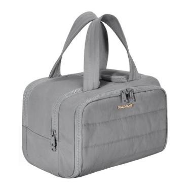 Imagem de Bolsa de Higiene BAGSMART - Leve e Grande - Cinza - Para Mulheres