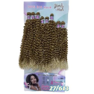 Imagem de Cabelo Cacheado Curto Bio Vegetal Deusa Várias Cores - GM HAIR, 27/613