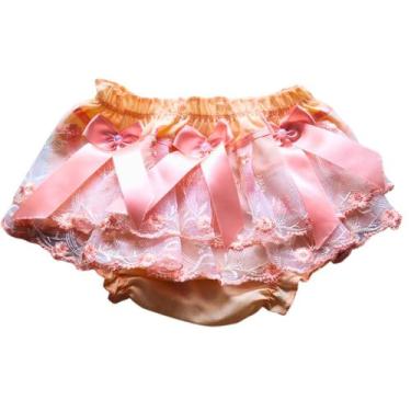 Imagem de 1 Calcinha Bunda Rica Luxo 3 Laços Delicada Renda Bordada - Star Gold 